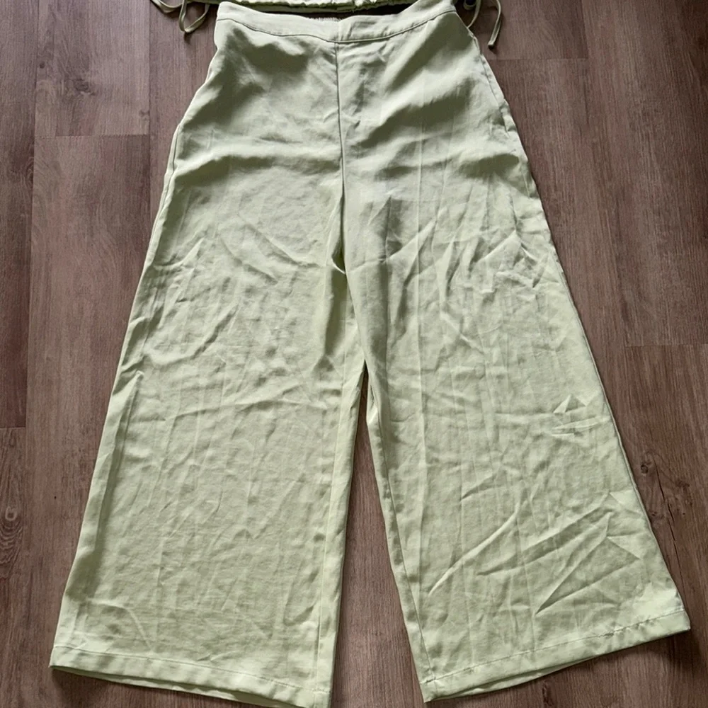 House of Harlow 1960 2 Piece Set Lime Green Sz L - Picture 5 of 16